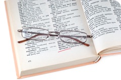 The dictionary and spectacles