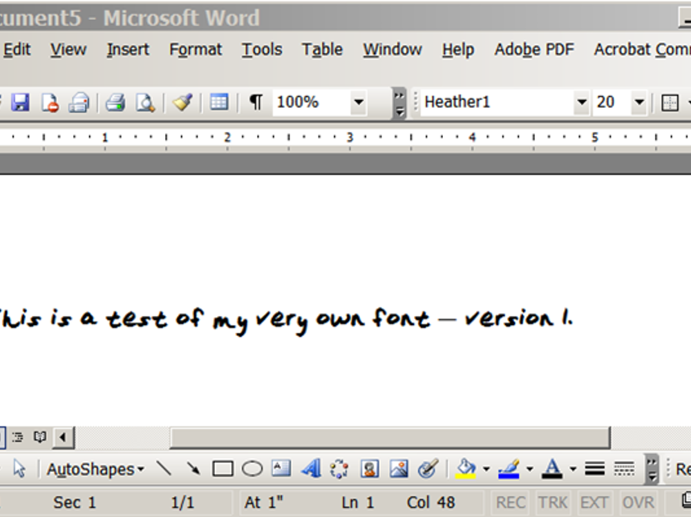 Custom Font 1